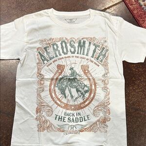 Aerosmith White Graphic Tee - Short Sleeve